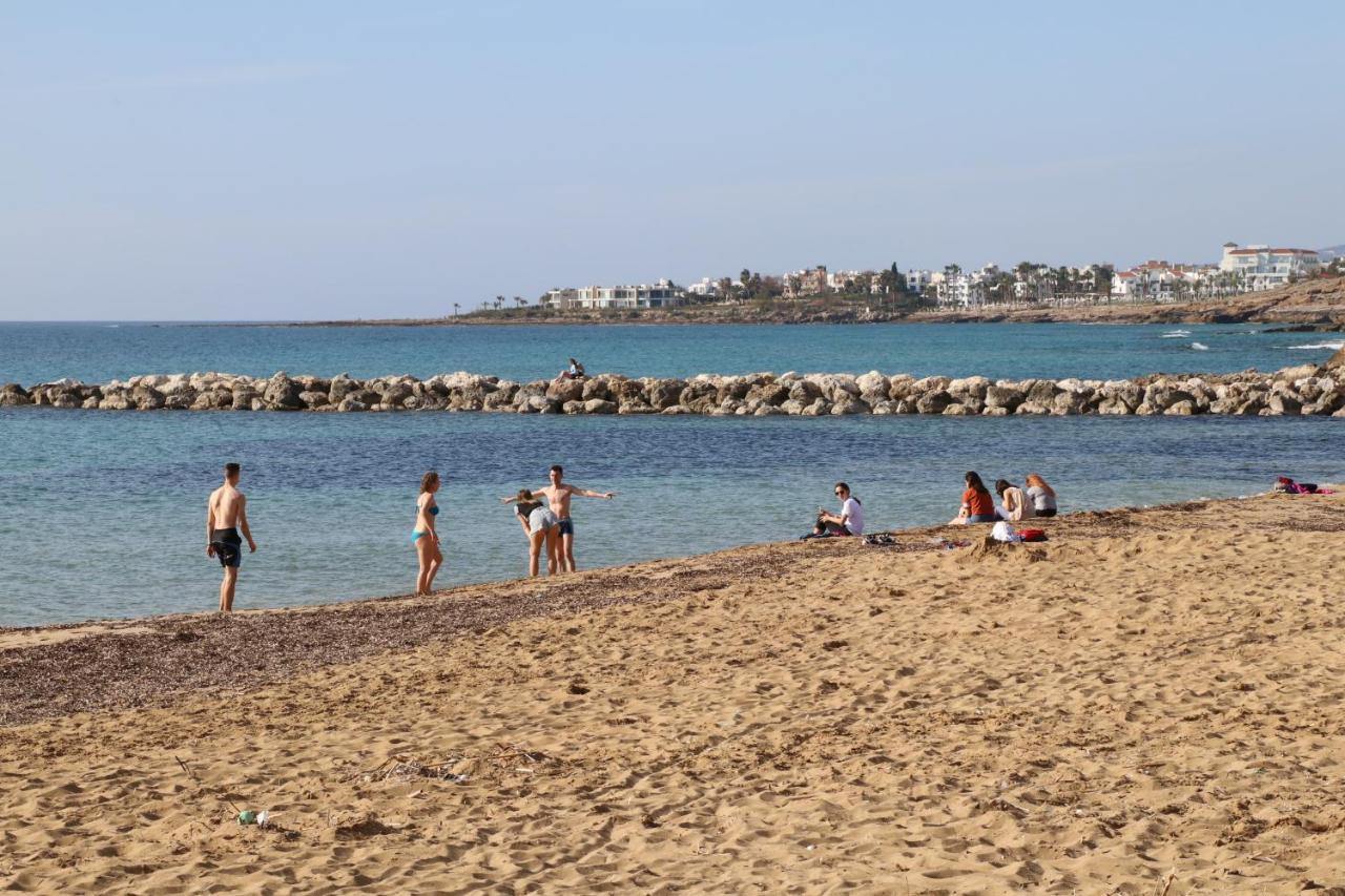 Apartment In Kato Pafos & 10 Min To Venus Beach Dış mekan fotoğraf